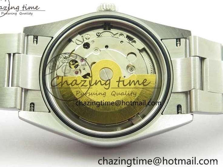 Blue 36mm Perpetual Dial Edition BP Best Bracelet 126000 Dark Oyster on SS 0412